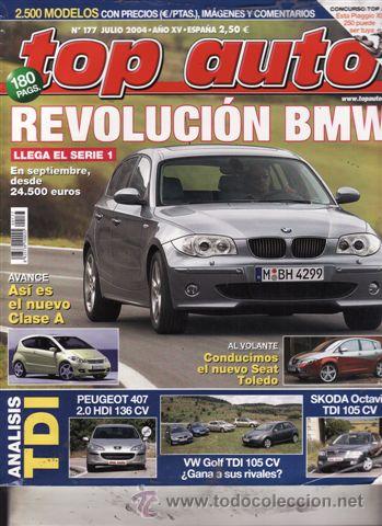 Coches: REVISTA TOP AUTO N&ordm; 177 A&Ntilde;O 2004. PRUEBA: BENTLEY CONTINENTAL GT. DAEWOO LACETTI 1.6 CDX,