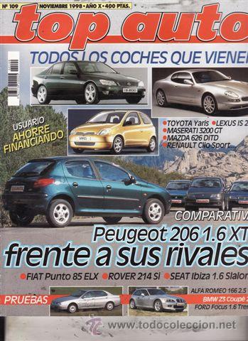 Coches: REVISTA TOP AUTO N&ordm; 109 A&Ntilde;O 1998. PRUEBA: BMW Z3 COUP&Eacute; 2.8. FORD FOCUS 1.6 TREND. ALFA ROMEO 166 2.5