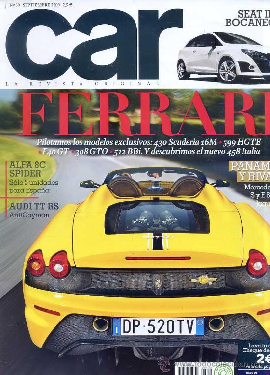 Coches: CAR SET. 2009 FERRARI