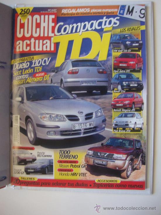 Coches: COCHE ACTUAL 627 A&Ntilde;O 2000.ALMERA DI VS LEON TDI.ROVER 45 2.0.HRV 1.6.MASERATI 3200 VS 911