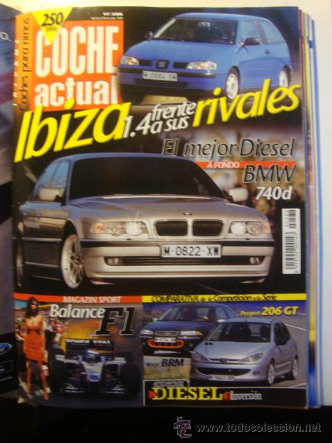 Coches: COCHE ACTUAL 588 A&Ntilde;O 1999.BMW 740D.CLK 320 CABRIO.206 GT VS ROVER 200 BRM. IBIZA Y RIVALES