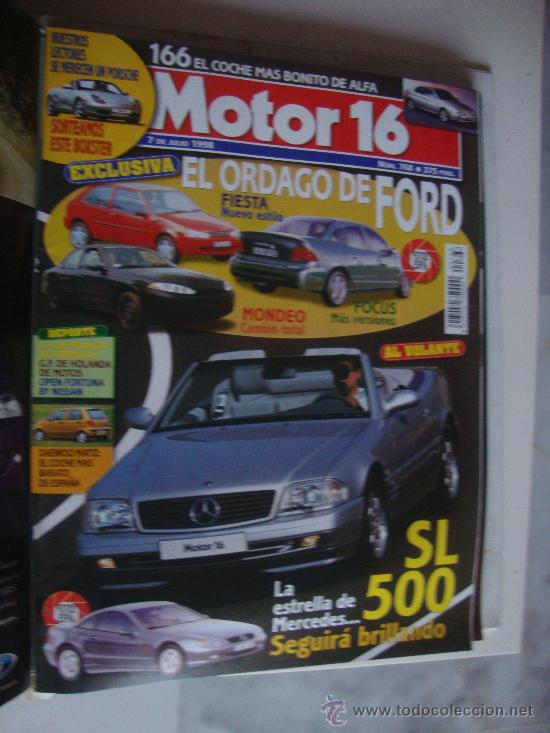 Coches: MOTOR 16 768 A&Ntilde;O 1998.CHRYSLER NEON 1.8 16V LE.OPEL ASTRA 2.0I 16V.GP FRANCIA FORMULA 1