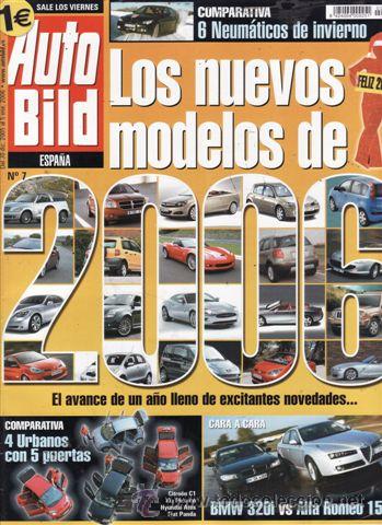 Coches: REVISTA AUTO BILD N&ordm; 7 A&Ntilde;O 2005. COMPARATIVA: ALFA ROMEO 159 1.9 JTS Y BMW 320I. CITROEN C1 1.0, KIA