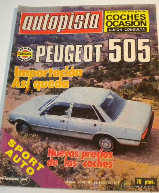 Coches: Autopista 1054 mayo 1979 - Foto 1