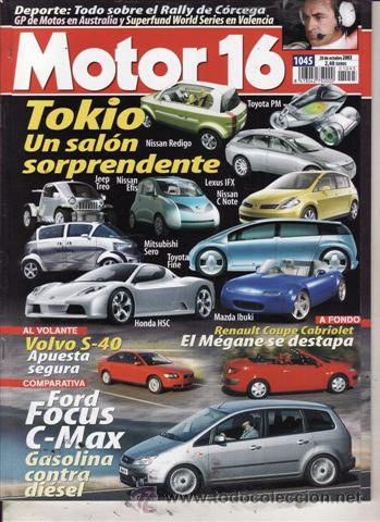 Coches: REVISTA MOTOR 16 N&ordm; 1045 A&Ntilde;O 2003. PRUEBA: RENAULT M&Eacute;GANE COUPE CABRIOLES 1.6. ALFA ROMEO 156 2.4 JT