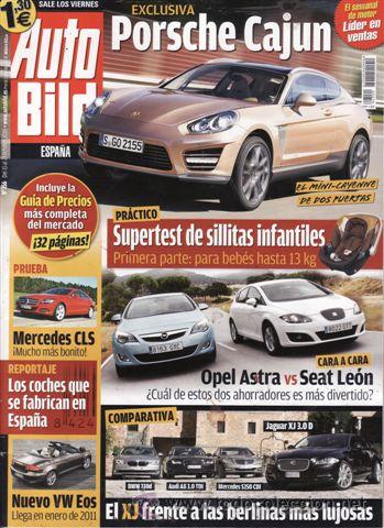 Coches: REVISTA AUTO BILD N&ordm; 256 A&Ntilde;O 2010. COMPARATIVA: AUDI A8 3.0 TDI QUATTRO, BMW 730D, JAGUAR XJ 3.0 DI&Eacute;