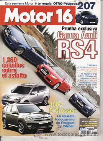 Coches: REVISTA MOTOR 16 N&ordm; 1203 A&Ntilde;O 2006. PRUEBA: RENAULT SC&Eacute;NIC 2.0 DCI. COMPARATIVA: OPEL CORSA 1.3 TDI Y