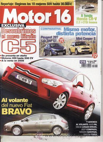 Coches: REVISTA MOTOR 16  N&ordm; 1216 A&Ntilde;O 2007. PRUEBA: AUDI R8. COMPARATIVA: PEUGEOT 207 1.6I THP GT Y MINI COO