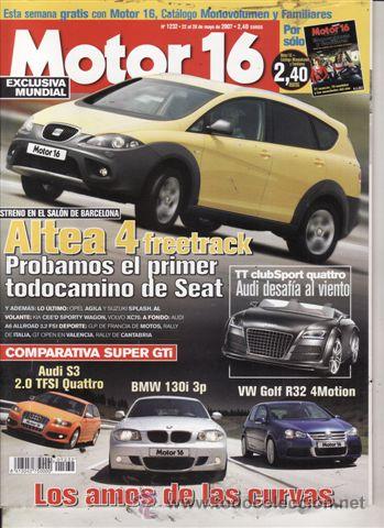 Coches: REVISTA MOTOR 16 N&ordm; 1232 A&Ntilde;O 2007. PRUEBA: VOLVO XC70. COMPARATIVA: AUDI S3 2.0 TFSI QUATTRO, BMW 13