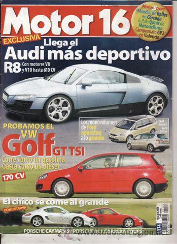 Coches: REVISTA MOTOR 16 N&ordm; 1174 A&Ntilde;O 2006. PRUEBA: VOLSKWAGEN GOLF 1.4 TSI 3P. MAZDA 2 1.4 CRTD. COMPARATIVA