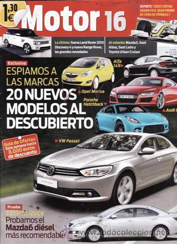 Coches: REVISTA MOTOR 16 N&ordm; 1331 A&Ntilde;O 2009. PRUEBA: MAZDA 2.2 CRTD.