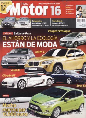 Coches: REVISTA MOTOR 16 N&ordm; 1304 A&Ntilde;O 2008. PRUEBA: FORD FIESTA 1.6 TI-VCT. COMPARATIVA: AUDI ALLROAD 2.7 TDI