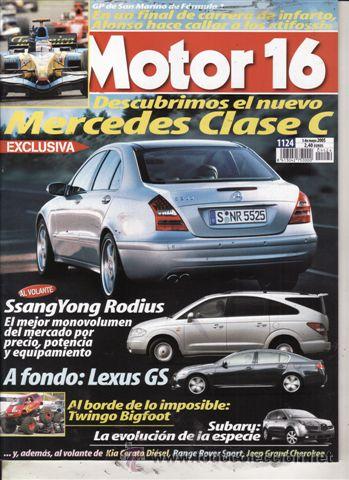 Coches: REVISTA MOTOR 16 N&ordm; 1124 A&Ntilde;O 2005. PRUEBA: LEXUS GS 300 PRESIDENT.