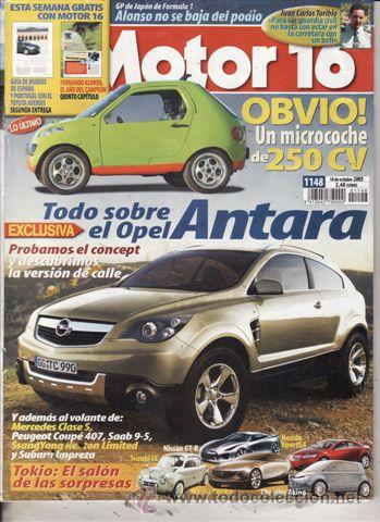 Coches: REVISTA MOTOR 16 N&ordm; 1148 A&Ntilde;O 2005. PRUEBA: OPEL ANTARA. LEXUS RX 400 H.