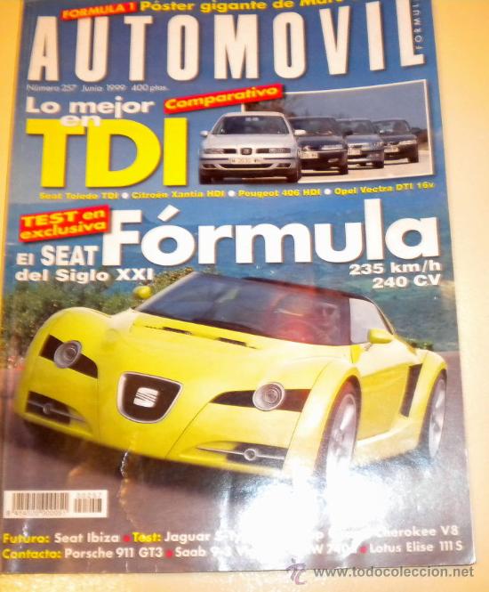 Coches: Autom&oacute;vil Formula n&ordm; 257  junio 1999 - Foto 1