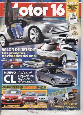 Coches: REVISTA MOTOR 16 N&ordm; 1161 A&Ntilde;O 2006. PRUEBA: FIAT GRANDE PUNTO SPORT. COMPARATIVA: RENAULT CLIO 1.2 16