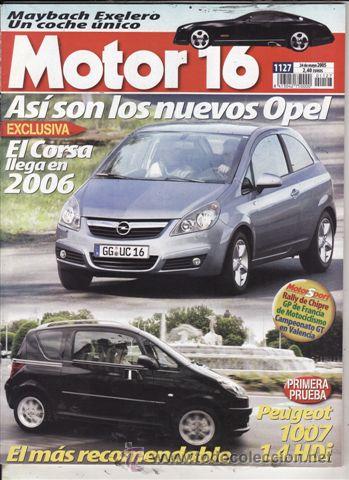 Coches: REVISTA MOTOR 16 N&ordm; 1127 A&Ntilde;O 2005. PRUEBA: PEUGEOT 1007 1.4 HDI SPORTY. AUDI A6 AVANT 3.0 V6 TDI QUA