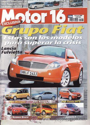 Coches: REVISTA MOTOR 16 N&ordm; 1006 A&Ntilde;O 2003. PRUEBA: CITROEN C3 1.6 SENSODRIVE. HONDA JAZZ 1.4I CTV.