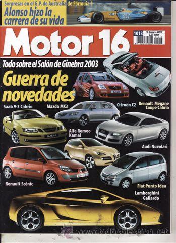Coches: REVISTA MOTOR 16 N&ordm; 1013 A&Ntilde;O 2003. PRUEBA: ROVER 75 1.8 T CLASSIC.