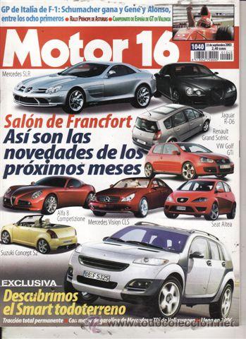 Coches: REVISTA MOTOR 16 N&ordm; 1040 A&Ntilde;O 2003. PRUEBA: MERCEDES E 400 CDI.