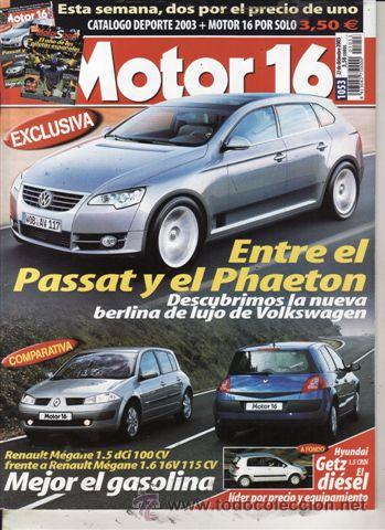 Coches: REVISTA MOTOR 16 N&ordm; 1053 A&Ntilde;O 2003. PRUEBA: LANCIA YPSILON 1.3 JTD MULTIJET ARGENTO. COMPARATIVA: REN