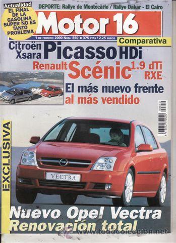 Coches: REVISTA MOTOR 16 N&ordm; 850 A&Ntilde;O 2000. PRU: HONDA HR-V 1.6 AWD VTEC 5P. COMP: CITROEN XSARA PICASSO HDI