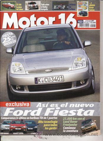 Coches: REVISTA MOTOR 16 N&ordm; 923 A&Ntilde;O 2001. COMPARATIVA: CITROEN C5 HDI, FORD MONDEO TDDI Y RENAULT LAGUNA DCI