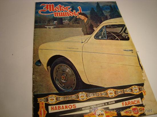 Coches: LOTE DE 4 REVISTAS MOTOR MUNDIAL.N&ordm;168,175,176,189 A&Ntilde;OS 50