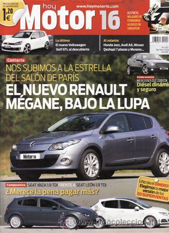 Coches: REVISTA MOTOR 16 N&ordm; 1303 A&Ntilde;O 2008. PRUEBA MERCEDES CLC 220 CDI. COMPARATIVA: SEAT IBIZA 1.9 TDI Y SE