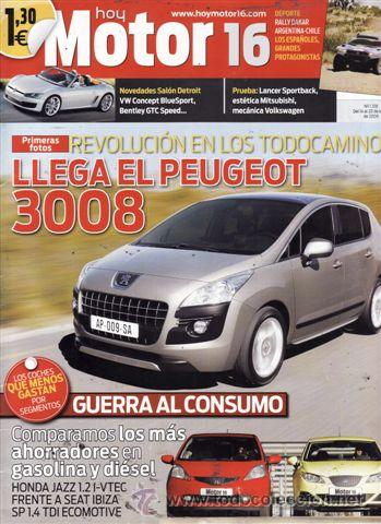 Coches: REVISTA MOTOR 16 N&ordm; 1318 A&Ntilde;O 2009. COMPARATIVA: HONDA JAZZ 1.2 I-VTEC Y SEAT IBIZA SP 1.4 TDI ECOMOT