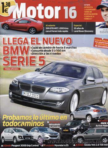Coches: REVISTA MOTOR 16 N&ordm; 1363 A&Ntilde;O 2009. PRUEBA: 599 GTB HTG. PEUGEOT 3008 GRIP CONTROL. SKODA YETI 2.0 TD