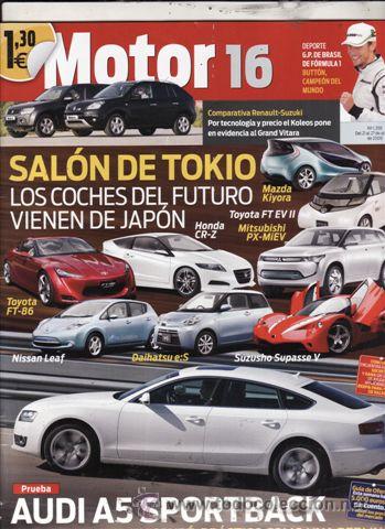 Coches: REVISTA MOTOR 16 N&ordm; 1358 A&Ntilde;O 2009. PRUEBA: AUDI A5 SPORTBACK. COMPARATIVA: RENAULT KOLEOS 2.0 DCI 4X