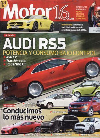 Coches: REVISTA MOTOR 16 N&ordm; 1399 A&Ntilde;O 2010. PRUEBA: AUDI RS 5.