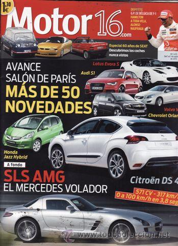 Coches: REVISTA MOTOR 16 N&ordm; 1403 A&Ntilde;O 2010. PRUEBA: MERCEDES SLS AMG 571 CV.