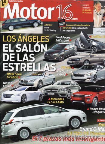 Coches: REVISTA MOTOR 16 N&ordm; 1415 A&Ntilde;O 2010. PRUEBA: BMW 520 D TOURING. FORD GRAND C-MAX 1.6 TDCI 115 TITANIUM