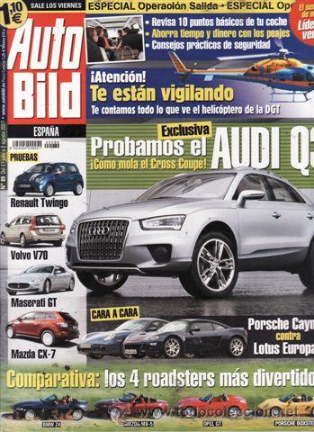 Coches: REVISTA AUTO BILD N&ordm; 89 A&Ntilde;O 2007. COMPARATIVA: PORSCHE CAYMAN Y LOTUS EUROPA S. PORSCHE BOXTER S, MA