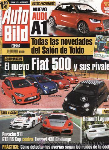 Coches: REVISTA AUTO BILD N&ordm; 103 A&Ntilde;O 2007. PRUEBA: RENAULT LAGUNA COUP&Eacute;. COMPARATIVA. PORSCHE 911 GT3 RS CUP