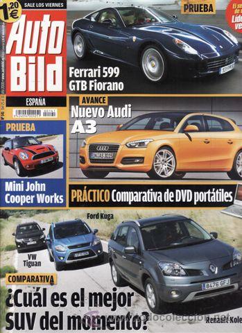 Coches: REVISTA AUTO BILD N&ordm; 141 A&Ntilde;O 2008. PRUEBA: FERRARI 599 GTB FIORANO. COMPARATIVA: BMW 120D COUP&Eacute; Y ME