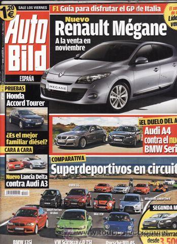 Coches: REVISTA AUTO BILD N&ordm; 148 A&Ntilde;O 2008. COMP: BMW 330D Y AUDI A4 3.0 TDI QUATTRO. COMP: PORSCHE 911 C 4S