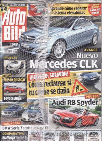 Coches: REVISTA AUTO BILD N&ordm; 227 A&Ntilde;O 2010. PRUEBA: AUDI R8 SPYDER 5.2 FSI V10 QUATTRO. COMPARATIVA. JAGUAR X