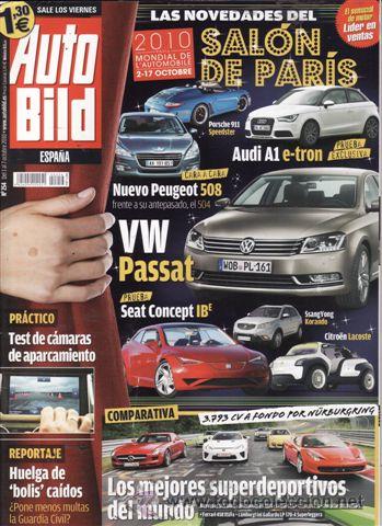 Coches: REVISTA AUTO BILD N&ordm; 254 A&Ntilde;O 2010. COMPARATIVA: LAMBORGHINI GALLARDO LP-570-4 SUPERLEGGERA, FERRARI