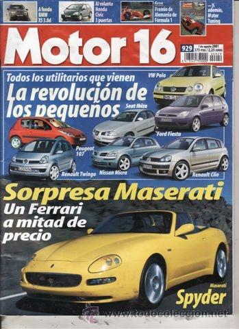 Coches: REVISTA MOTOR 16 N&ordm; 929 A&Ntilde;O 2001. PRUEBA: BMW X5 3.0D. OPEL ASTRA COUP&Eacute; OPCX-TREME.