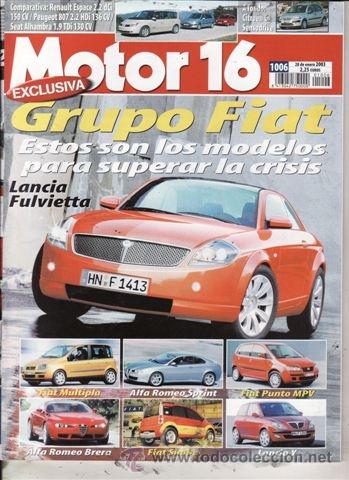 Coches: REVISTA MOTOR 16 N&ordm; 1006 A&Ntilde;O 2003. PRUEBA: CITRO&Euml;N C3 1.6 SENSODRIVE. HONDA JAZZ 1.4I CVT.