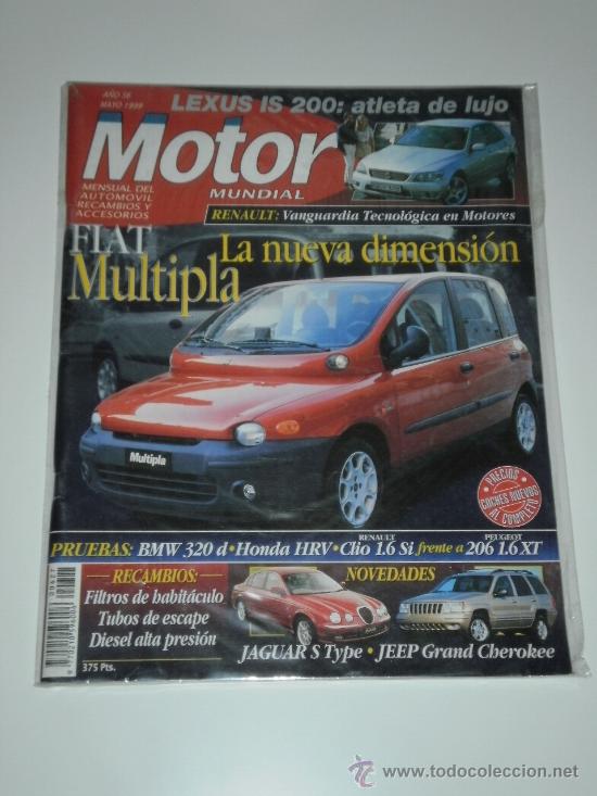 Coches: MOTOR MUNDIAL N&ordm; 627 - BMW 320 D / HONDA HRV / RENAULT CLIO 1.6 SI / PEUGEOT 206 XT 1.6