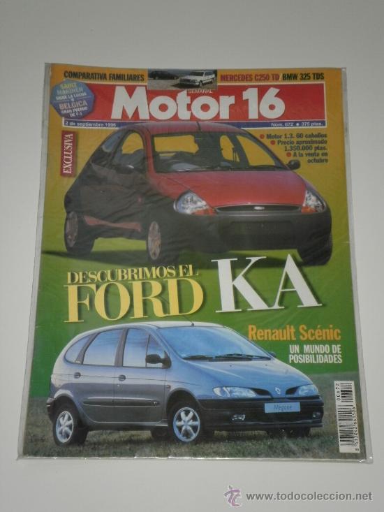 Coches: MOTOR 16 N&ordm; 672 - MERCEDES C 250 TD FAMILIAR / BMW 325 TDS FAMILIAR / FORD KA / RENAULT SCENIC