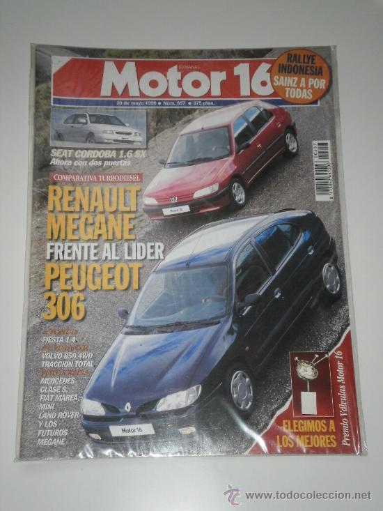 Coches: MOTOR 16 N&ordm; 657 - SEAT CORDOBA 1.6 SX 2P / RENAULT MEGANE TD / PEUGEOT 306 TD / VOLVO 850 4WD