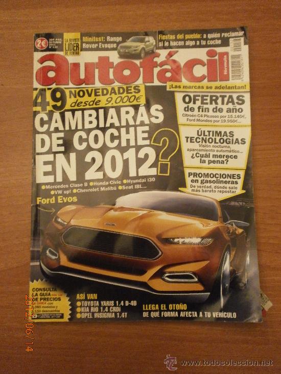 Autos: REVISTA AUTOFACIL N&ordm; 132- -- CAMBIARAS DE COCHE EN 2012-