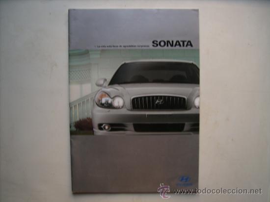 Auto: HYUNDAI SONATA,A&Ntilde;O 2002.CATALOGO COMERCIAL Y TECNICO