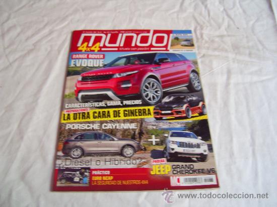 Coches: RANGE ROVER EVOQUE, PORSCHE CAYENNE, JEPP GRAND CHEROKEE V6, LA OTRA CARA DE GINEBRA, cr