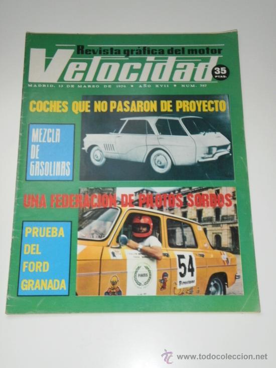 Coches: VELOCIDAD N&ordm; 757 - FORD GRANADA / GP SUDAFRICA FORMULA 1